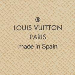 Pre Owned Louis Vuitton Damier Azur Canvas Zippy Organizer Wallet