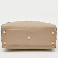 Pre Owned Louis Vuitton Galet Monogram Tufting Leather On My Side MM Bag 