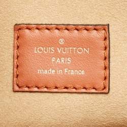 Pre Owned Louis Vuitton Galet Monogram Tufting Leather On My Side MM Bag 