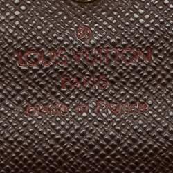 Pre Owned Louis Vuitton Damier Ebene Canvas Sarah Long Wallet