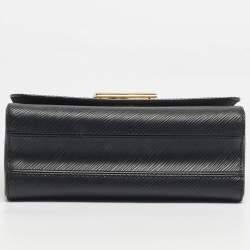 Pre Owned Louis Vuitton Black Epi Leather Twist MM Bag