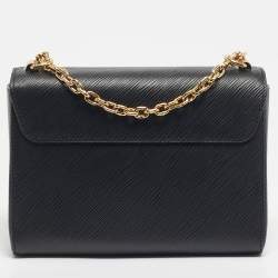 Pre Owned Louis Vuitton Black Epi Leather Twist MM Bag