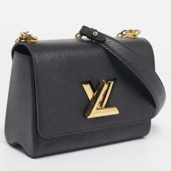 Pre Owned Louis Vuitton Black Epi Leather Twist MM Bag