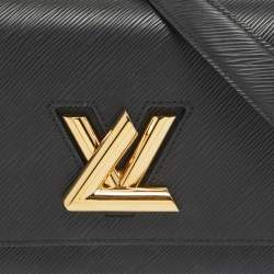 Pre Owned Louis Vuitton Black Epi Leather Twist MM Bag