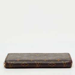 Pre Owned Louis Vuitton Monogram Canvas Zippy Wallet