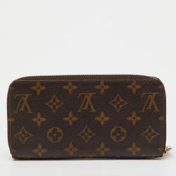 Pre Owned Louis Vuitton Monogram Canvas Zippy Wallet
