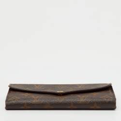 Pre Owned Louis Vuitton Monogram Canvas Sarah Wallet