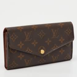 Pre Owned Louis Vuitton Monogram Canvas Sarah Wallet