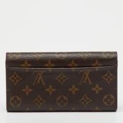 Pre Owned Louis Vuitton Monogram Canvas Sarah Wallet