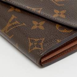 Pre Owned Louis Vuitton Monogram Canvas Sarah Wallet