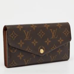 Pre Owned Louis Vuitton Monogram Canvas Sarah Wallet