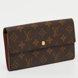 Pre Owned Louis Vuitton Monogram Canvas Sarah Long Wallet