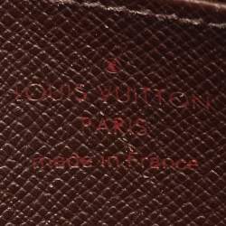 Pre Owned Louis Vuitton Damier Ebene Canvas Zippy Coin Purse