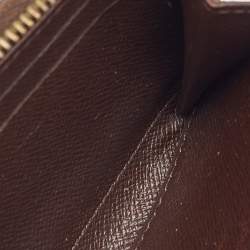 Pre Owned Louis Vuitton Damier Ebene Canvas Zippy Coin Purse