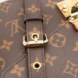 Pre Owned Louis Vuitton Brown Monogram Pochette Metis