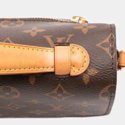 Pre Owned Louis Vuitton Brown Monogram Pochette Metis