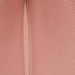 Pre Owned Louis Vuitton Rose Poudre Monogram Empreinte Leather Zippy Wallet