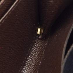 مملوكة مسبقًا محفظة نقود لوي فيتون كانفاس داميه أيبِن زيبي للأعمالة