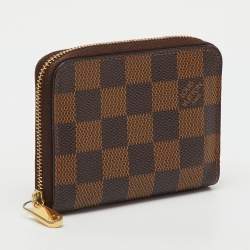 مملوكة مسبقًا محفظة نقود لوي فيتون كانفاس داميه أيبِن زيبي للأعمالة