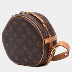 Pre Owned Louis Vuitton Brown Monogram Boite Chapeau Souple PM