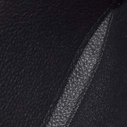 Pre Owned Louis Vuitton Black Monogram Empreinte Leather Zippy Wallet