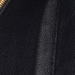 Pre Owned Louis Vuitton Black Monogram Empreinte Leather Zippy Wallet