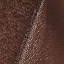 Pre Owned Louis Vuitton Damier Ebene Canvas Sarah Long Wallet