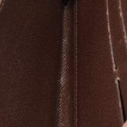 Pre Owned Louis Vuitton Damier Ebene Canvas Zippy Wallet