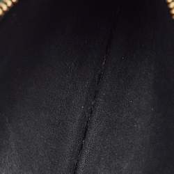 Pre Owned Louis Vuitton Black Monogram Empreinte Leather Zippy Wallet