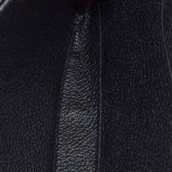 Pre Owned Louis Vuitton Black Monogram Empreinte Leather Zippy Wallet