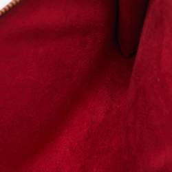 مملوكة مسبقًا حقيبة لويس فيتون كاستليان أحمر إيبي جلد أكسيسوارز صغيرة