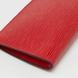 مملوكة مسبقًا حقيبة لويس فيتون كاستليان أحمر إيبي جلد أكسيسوارز صغيرة