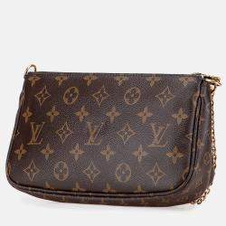 Pre Owned Louis Vuitton Brown Monogram Multi Pochette Accessoires