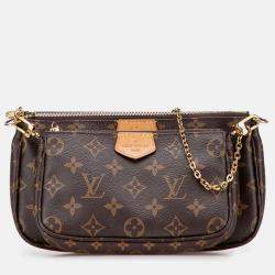 Pre Owned Louis Vuitton Brown Monogram Multi Pochette Accessoires