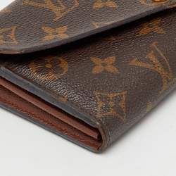 Pre Owned Louis Vuitton Monogram Canvas Sarah Wallet