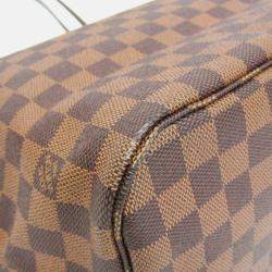 Pre Owned Louis Vuitton Neverfull MM Brown Damier Ebene Coated Canvas Tote Bag