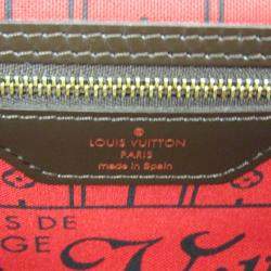 Pre Owned Louis Vuitton Neverfull MM Brown Damier Ebene Coated Canvas Tote Bag