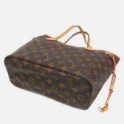 Pre Owned Louis Vuitton Neverfull PM Brown Monogram Coated Canvas Tote Bag