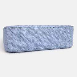 Pre Owned Louis Vuitton Blue Leather Epi Marel Bag