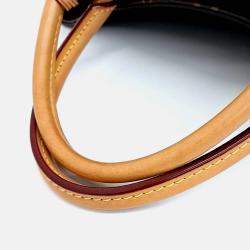 Pre Owned Louis Vuitton Brown Coated Canvas Monogram Montaigne GM