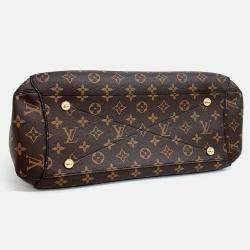 Pre Owned Louis Vuitton Brown Coated Canvas Monogram Montaigne GM