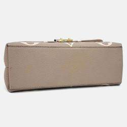 Pre Owned Louis Vuitton Beige Leather Empreinte Madeleine MM