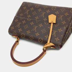 Pre Owned Louis Vuitton Brown Coated Canvas and Leather Monogram Cluny BB