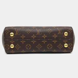 Pre Owned Louis Vuitton Brown Coated Canvas and Leather Monogram Cluny BB