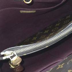 Pre Owned Louis Vuitton Brown Coated Canvas and Leather Monogram Montaigne MM