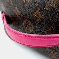Pre Owned Louis Vuitton Brown Coated Canvas and Leather Nice Mini M46767