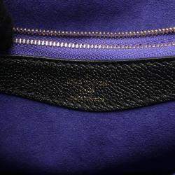 Pre Owned Louis Vuitton Diane Black Monogram Empreinte Leather Shoulder Bag