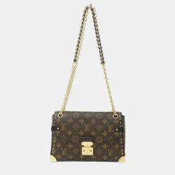 مم�لوكة مسبقًا Louis Vuitton Trunkie Brown Monogram Coated Canvas Shoulder Bag