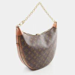 Pre Owned Louis Vuitton Loop Brown Reverse Monogram Canvas Hobo Bag