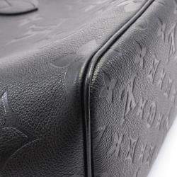Pre Owned Louis Vuitton Neverfull MM Black Monogram Empreinte Leather Tote Bag
